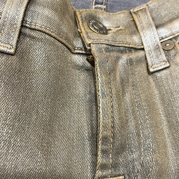 7 FOR ALL MANKIND Coated Skinny Jeans - Picture 8 of 8